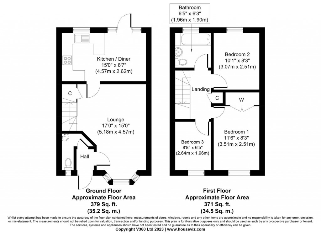 Floorplans For Chalgrove Crescent, Solihull
