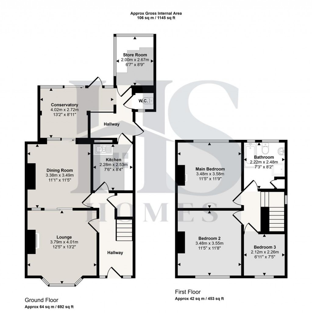 Floorplans For School Road, Shirley, Solihull