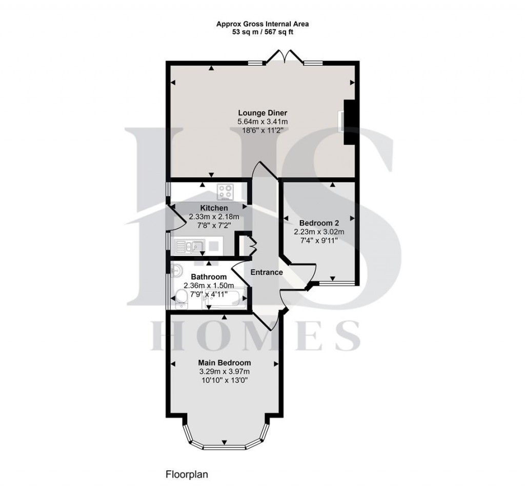 Floorplans For Wichnor Road, Solihull