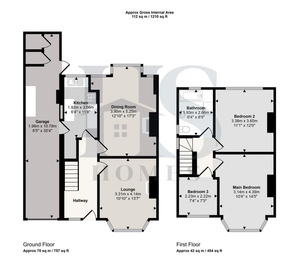 Floorplans For Wrekin Road, Birmingham