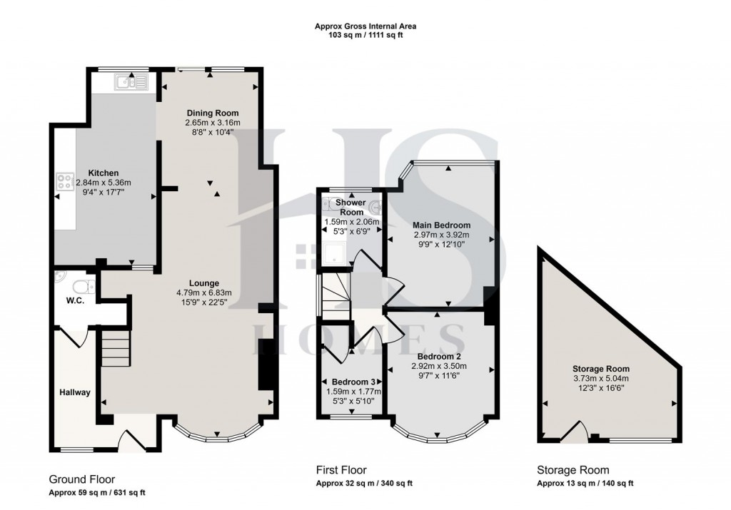 Floorplans For Willclare Road, Birmingham