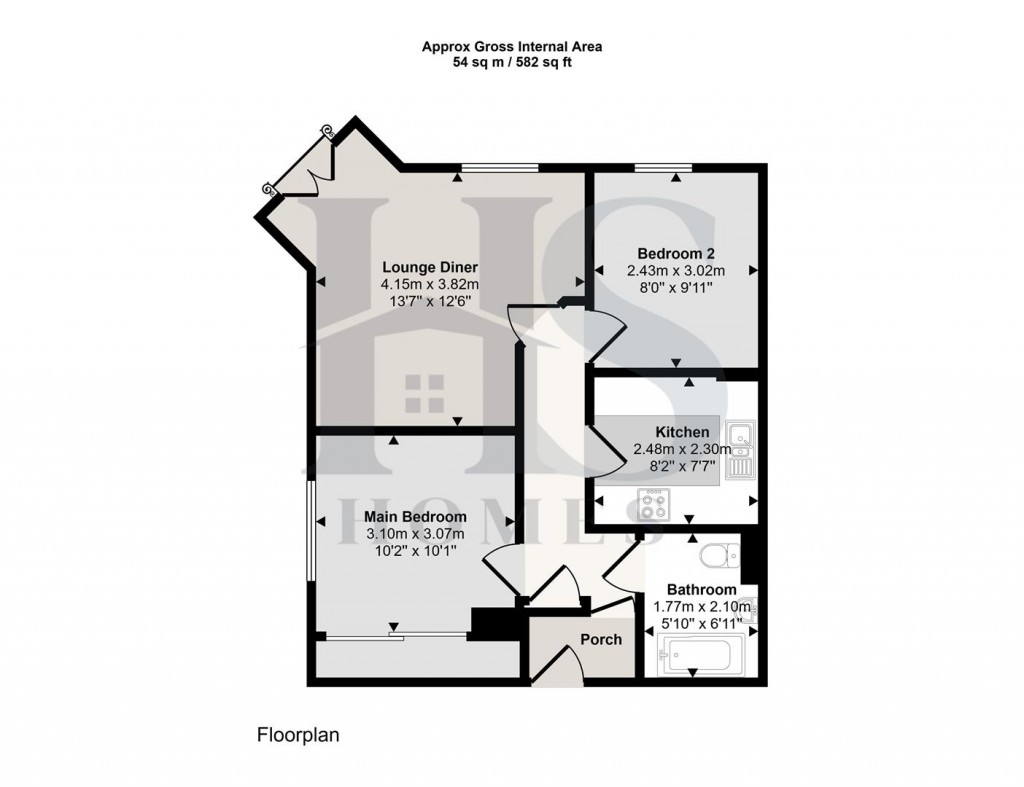 Floorplans For Garrington Road, Bromsgrove