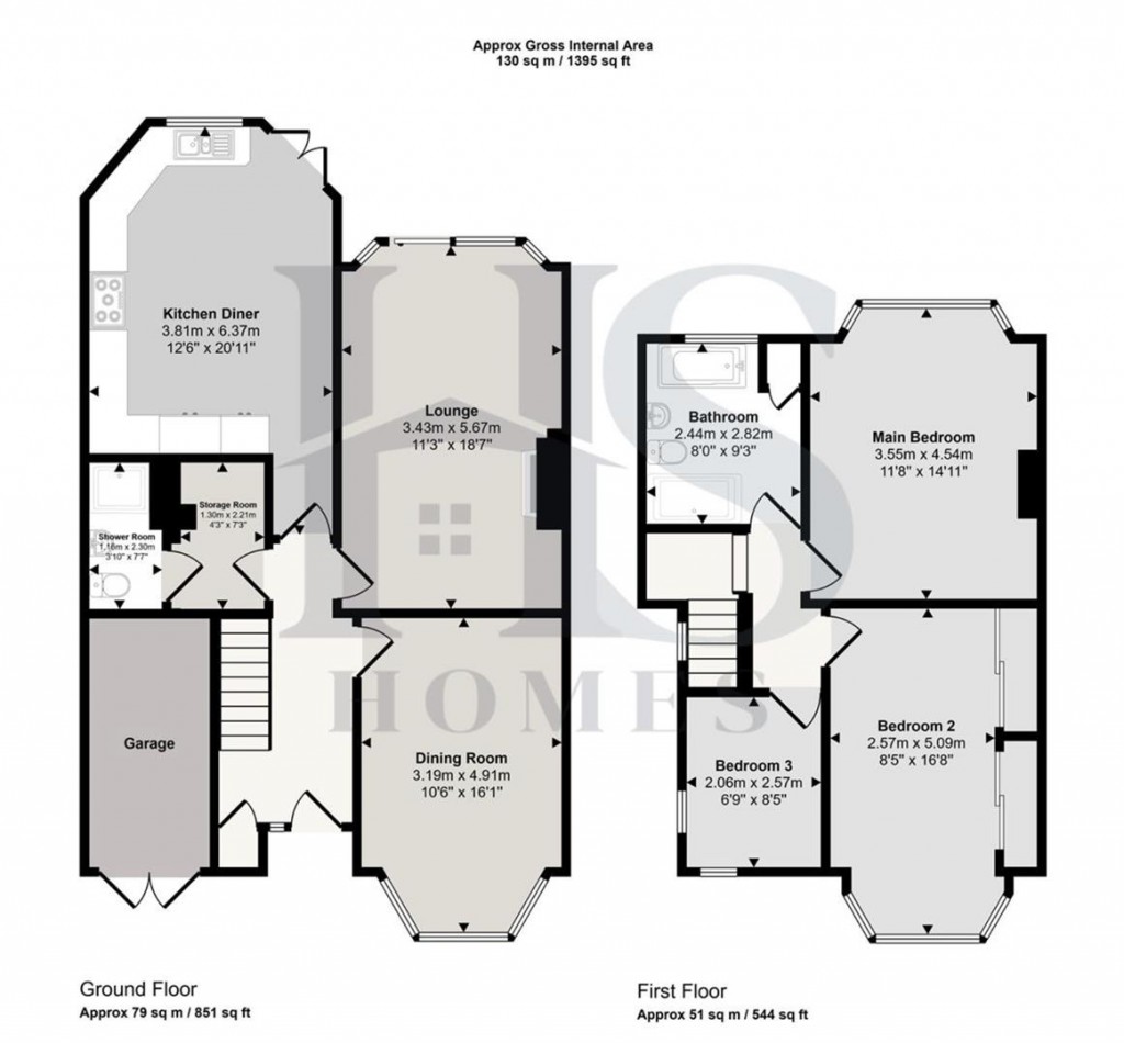 Floorplans For Widney Lane, Solihull