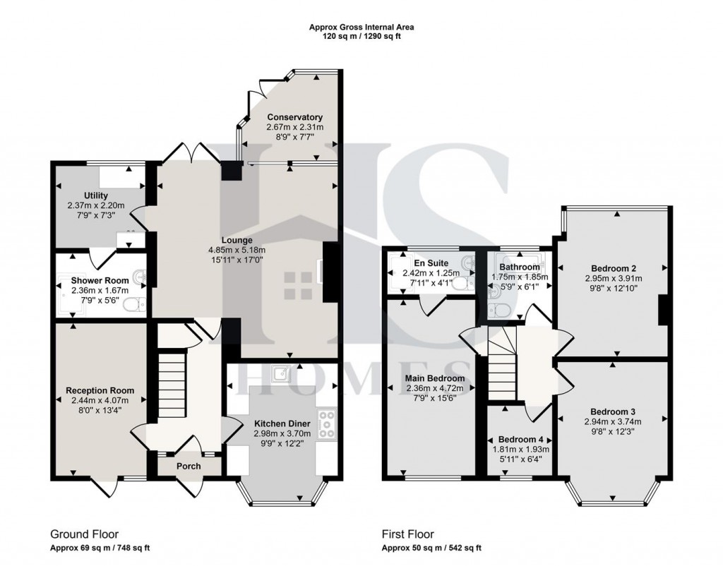 Floorplans For Rangoon Road, Solihull