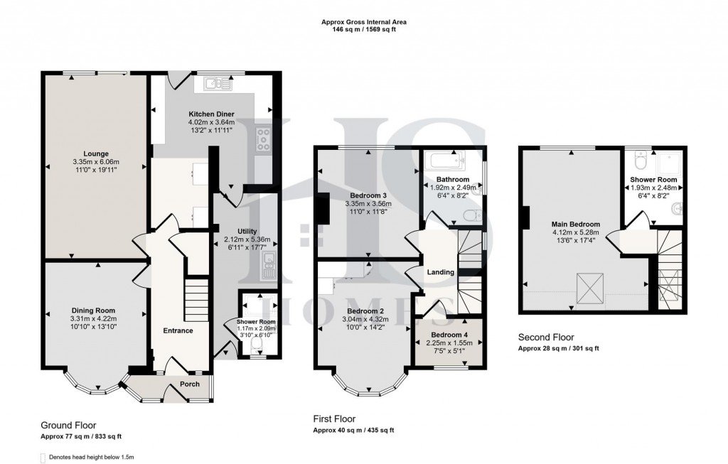 Floorplans For Epwell Road, Birmingham