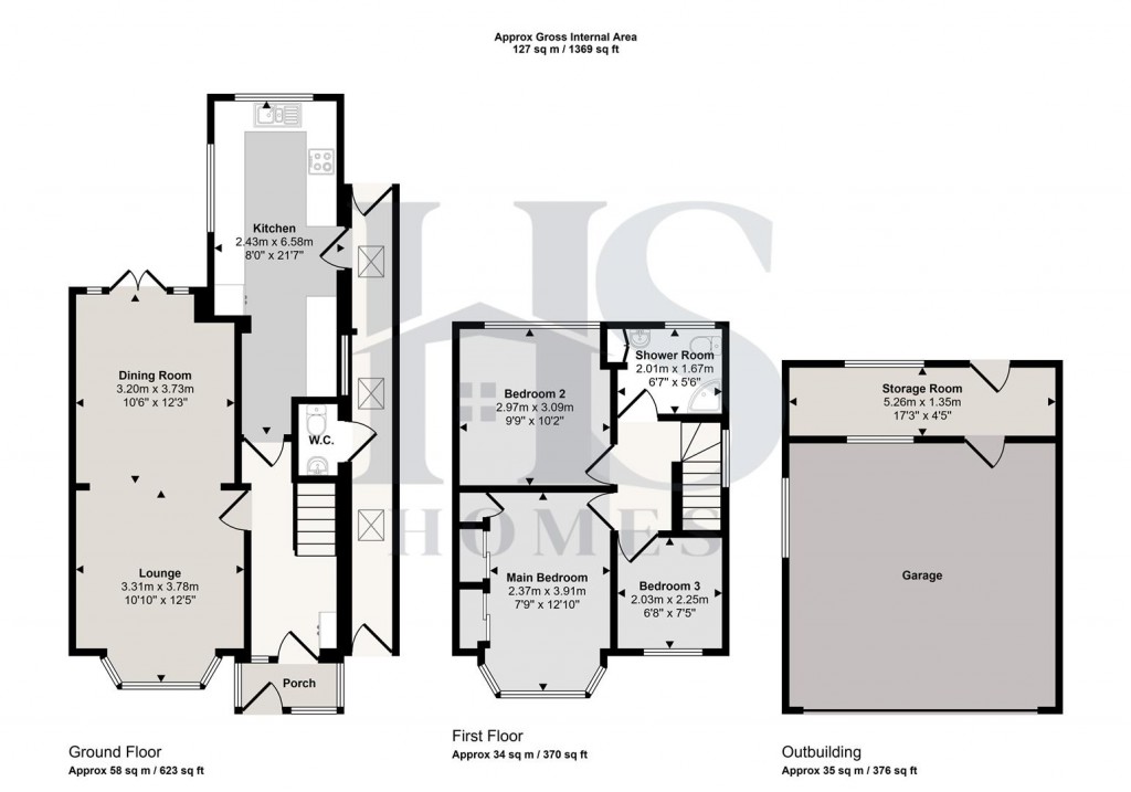 Floorplans For Clinton Road, Shirley, Solihull