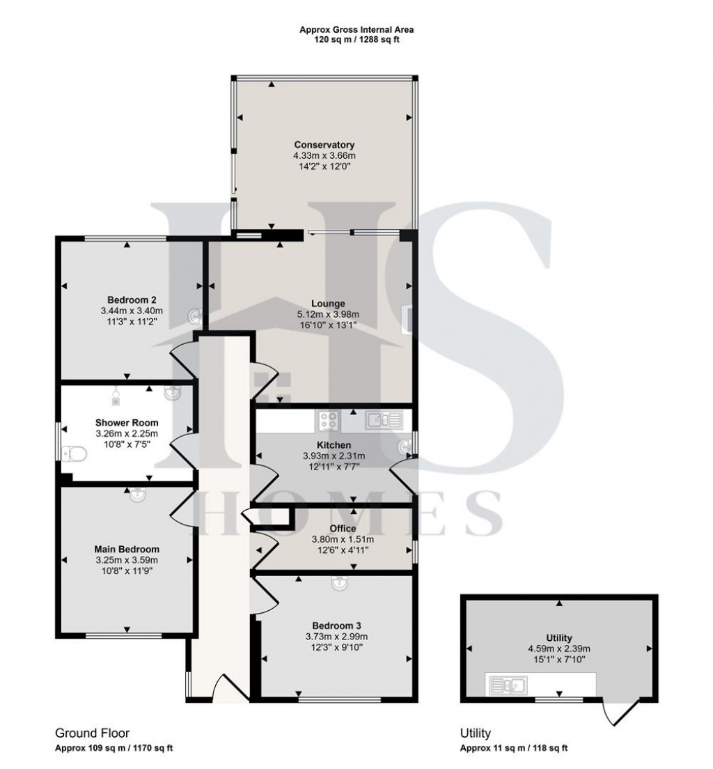 Floorplans For Ward Grove, Warwick