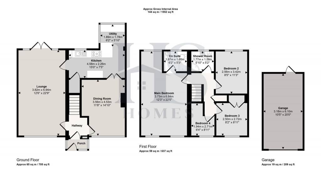 Floorplans For Keyse Road, Sutton Coldfield