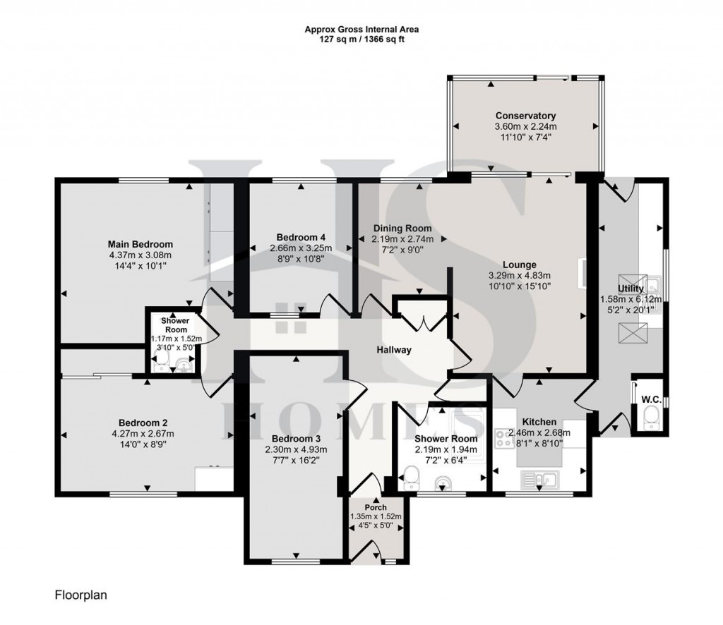 Floorplans For Lakey Lane, Hall Green