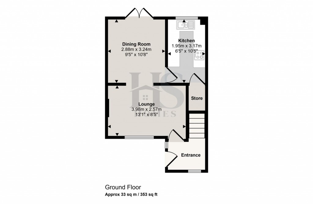 Floorplans For Kitebrook Close, Redditch