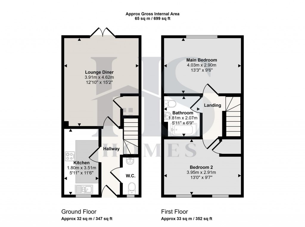 Floorplans For Berry Maud Lane, Shirley, Solihull