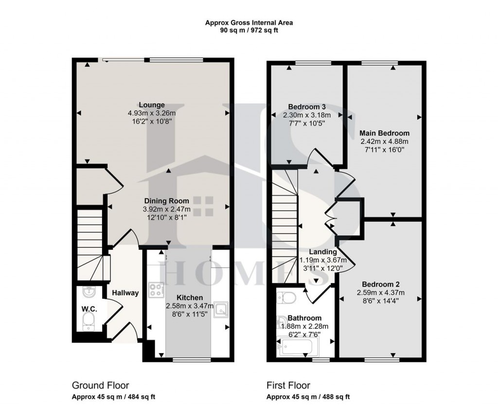 Floorplans For South Loop Park, Birmingham