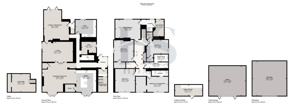Floorplans For Colton Road, Rugeley
