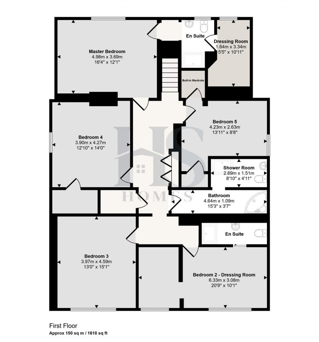 Floorplans For Colton Road, Rugeley