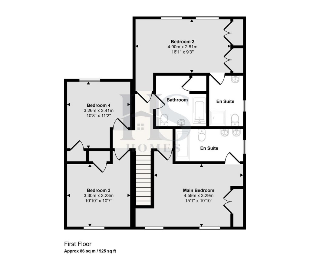 Floorplans For Cut Throat Lane, Hockley Heath