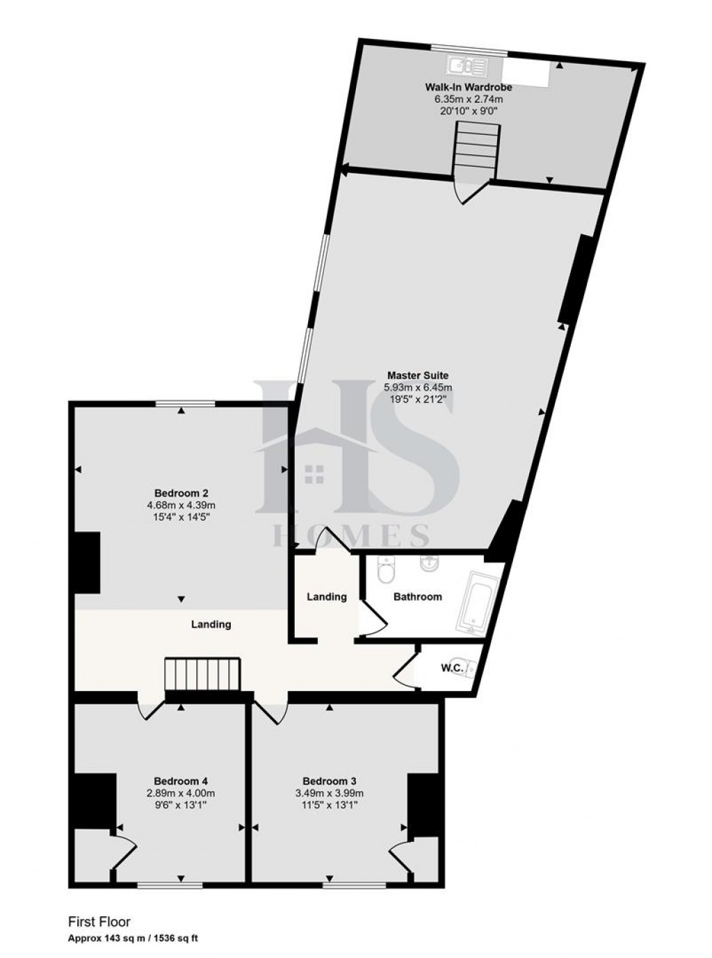 Floorplans For Chapel Street, Warwick