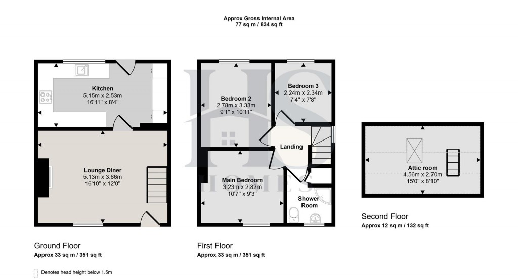 Floorplans For Jubilee Street. Rugeley.