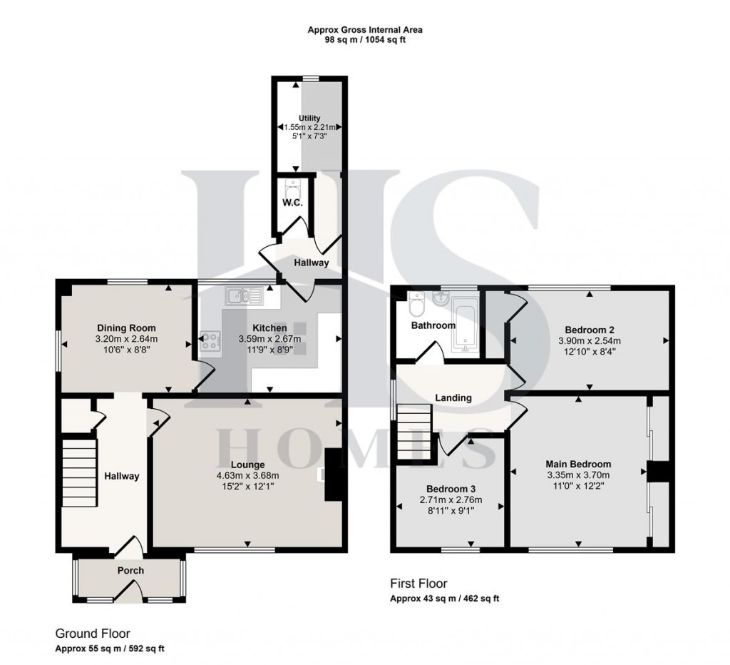 Floorplans For Fallindale Road, Birmingham