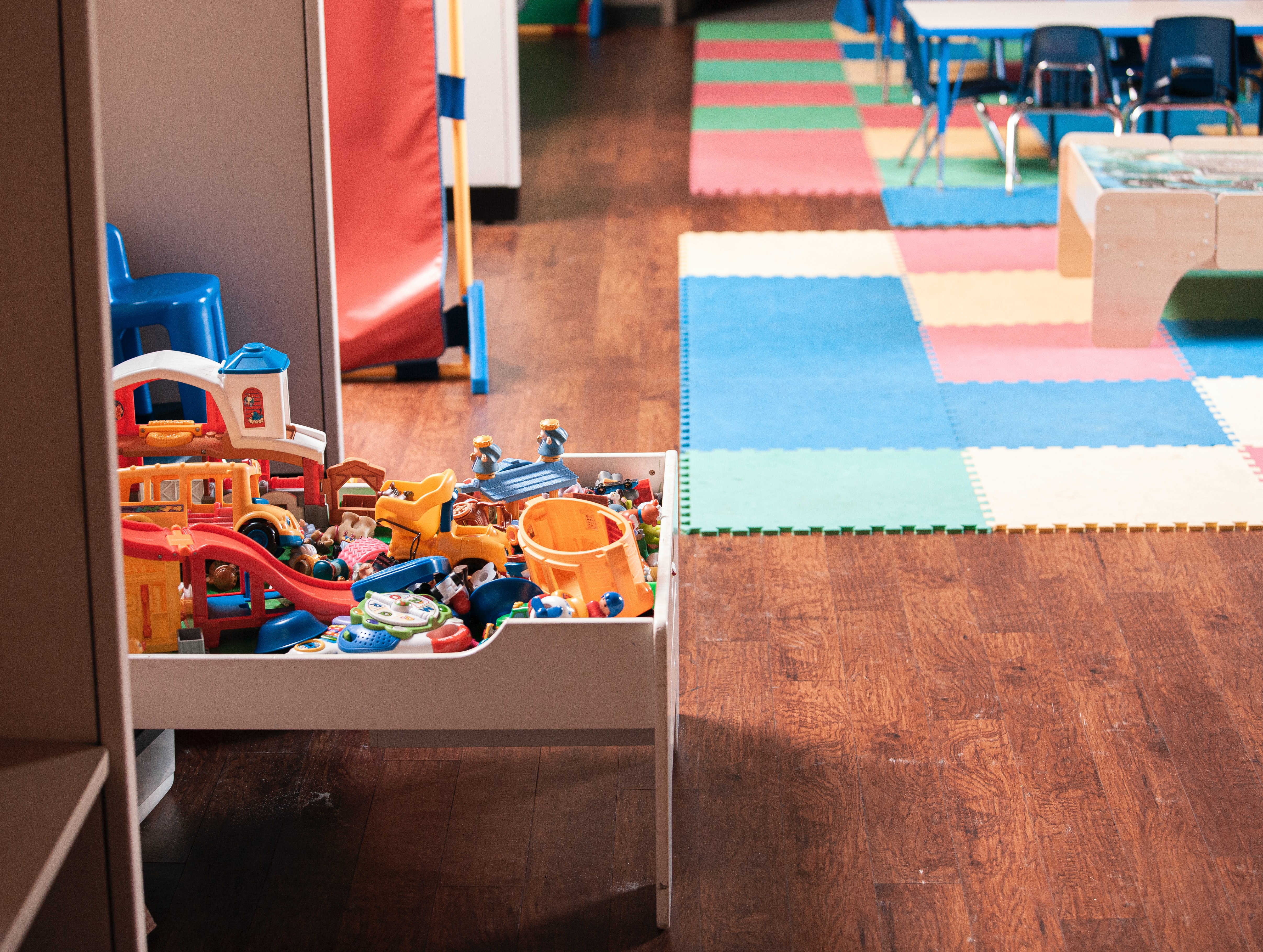 How to declutter your playroom